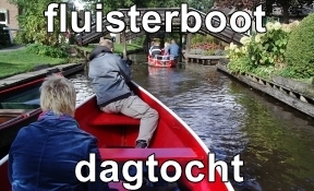 fluisterboot dagtocht Giethoorn