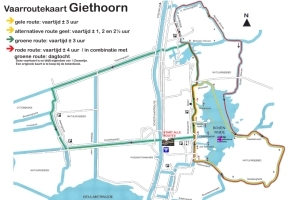 routes boating giethoorn