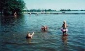 zwemmen eilandje Giethoorn