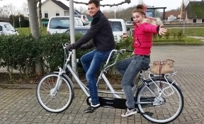 tandem fietsen Giethoorn